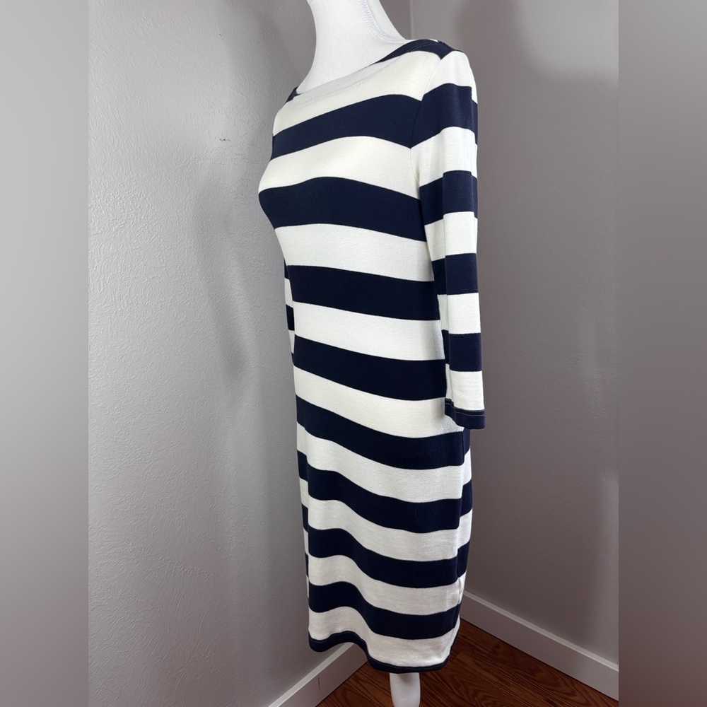 Gap Modal Cotton 3/4 Sleeve Boatneck Dress
